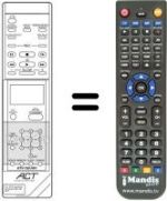 Gleichwertige Fernbedienung Panasonic VEQ0923