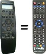 Gleichwertige Fernbedienung Panasonic VEQ1570