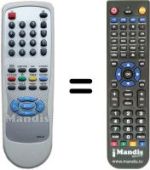Replacement remote control Amstrad TV21M5