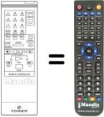 Replacement remote control Fenner VR5000