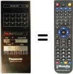 Gleichwertige Fernbedienung Panasonic VSQ0380