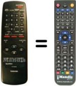 Gleichwertige Fernbedienung Toshiba V204G