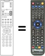 Replacement remote control Videoseven LTV27CH