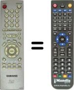 Gleichwertige Fernbedienung Samsung DVDMC20