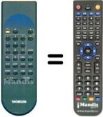 Replacement remote control Thomson ASR08T