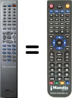 Replacement remote control DK DIGITAL DVD-R366