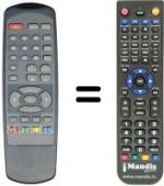 Replacement remote control VISIONIC V2000