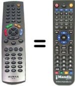 Replacement remote control Humax RS-531