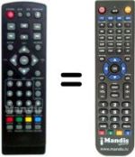 Replacement remote control FREIA-COMBO