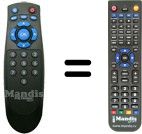 Replacement remote control Metronic 441531