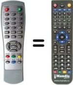 Replacement remote control Shinelco DTD112