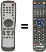 Replacement remote control LITE-ON LVW5001