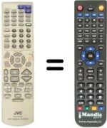 Replacement remote control JVC RM-STHA75R