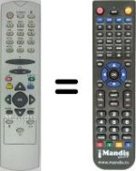 Replacement remote control RC2548