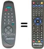 Replacement remote control MONTEREY WS55