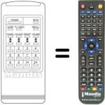 Replacement remote control INTERBURG M 530