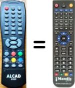 Replacement remote control ALCAD RT 009