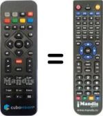 Replacement remote control TIM TIM VISION