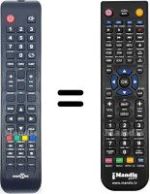 Replacement remote control High One HI3205HD