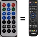 Replacement remote control Novistar Power Boost4