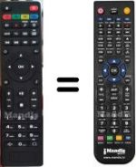 Replacement remote control Infomir XPE600
