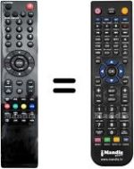 Replacement remote control O2MEDIA Medley Evo 3