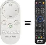 Replacement remote control IKOHS IKOHS001
