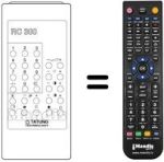 Replacement remote control 01-02873