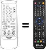Replacement remote control Sinudyne SV 9088