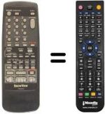 Replacement remote control Sinudyne SV 9089