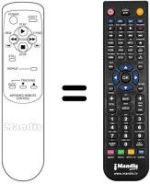 Replacement remote control 076R066020