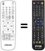 Gleichwertige Fernbedienung Samsung SV-611 X