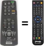 Gleichwertige Fernbedienung Sony SLV-SE 60