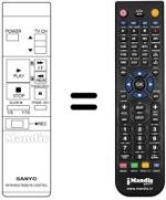 Replacement remote control 143.9.4100.62481