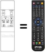 Replacement remote control 143.9.4100.62982