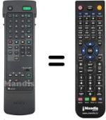 Gleichwertige Fernbedienung Sony KV-C 2981 D