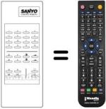 Replacement remote control 160.39.07