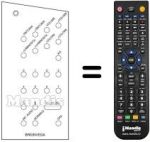 Gleichwertige Fernbedienung 20 / 40 CHANNELS US