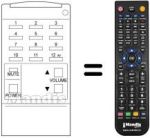 Replacement remote control 30051293