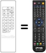 Replacement remote control 16 PR. AUTO S
