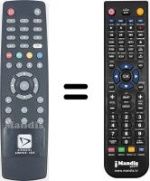 Replacement remote control 42501810-1820
