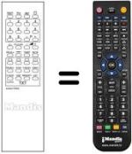 Replacement remote control 4AA4U1T0093
