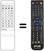 Replacement remote control 4AA4U1T0102