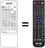 Replacement remote control 4AA4U1T0103