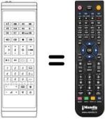 Replacement remote control Akai CT 2869 EN