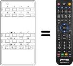 Gleichwertige Fernbedienung Luma LF 67 H 89