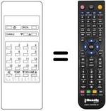 Gleichwertige Fernbedienung Audiosonic KBB 1574