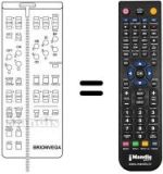Replacement remote control 660.01.0222