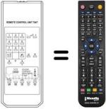 Replacement remote control 784 T OSD