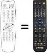 Replacement remote control Reflex CTV 2095 TXT